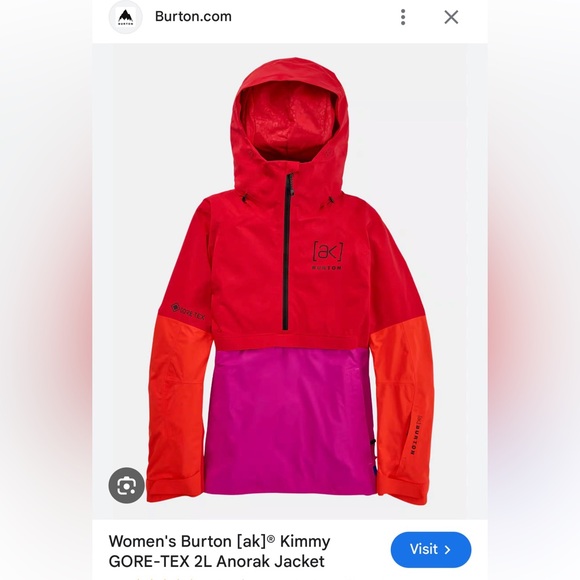 Burton AK 2L Kimmy Fasani Goretex Anorak Jacket - Picture 2 of 16